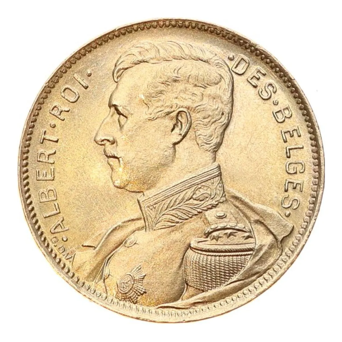 20 frank België 1914, voorzijde