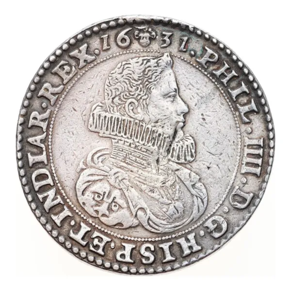 Dubbele dukaton Brabant 1631, voorzijde