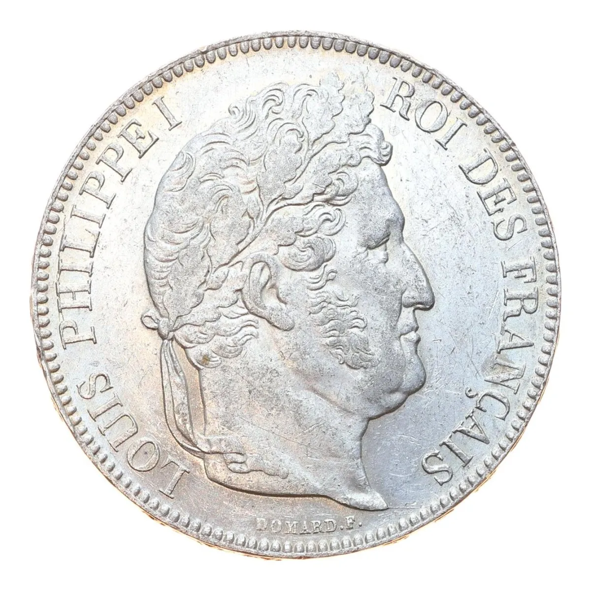 5 francs Frankrijk 1842, voorzijde