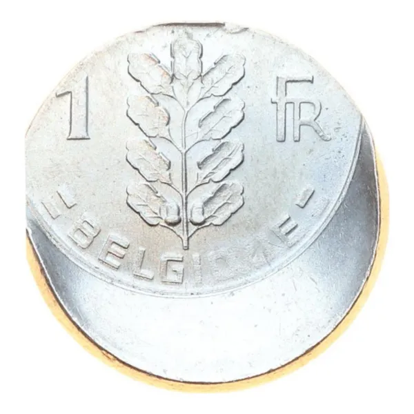 1 frank België 1973, keerzijde
